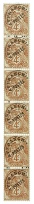 TIMBRE-POSTE - FRANCE - ** - ROULETTE, 4C TYPE BLANC, no 42,…