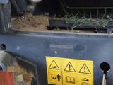 a close up of a sign on the back of a truck