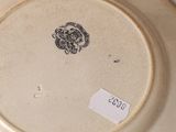 a plate with a picture of a lion on it