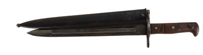 un couteau posé sur un porte-couteau