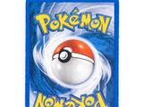 a close up of a pokemon card on a white background