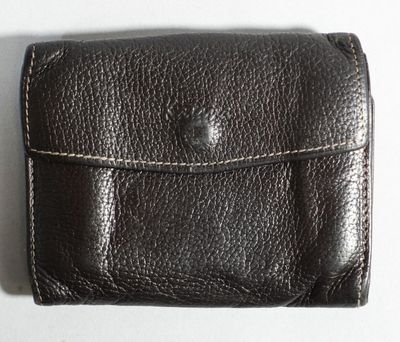 KATANA Portefeuille en cuir noir