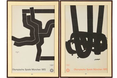 Deux affiches "Olympische Spiele Munchen 1972".