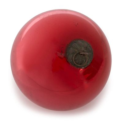 an image of a red ball on a white surface