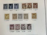 a lot of stamps on this sheet of paper