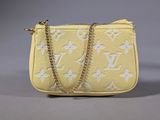 louis vuitton yellow monograme leather cross body bag