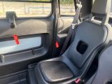 a black seat in the back of a car