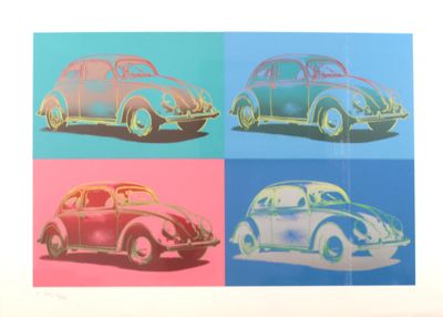 Andy Warhol, « VW Beetle Pop Art », 1970