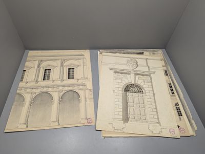 DUPRESSOIR (années 1950). Ensemble de huit dessins réalisés …