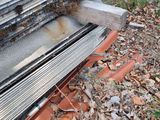 a metal radiator on the side of a building