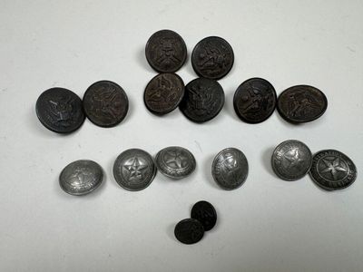 a close up of a bunch of coins on a table