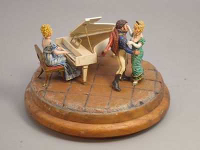 Figurines d'artistes - Empire - Scènette 54 mm, La pianiste …