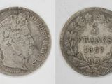two different sides of a silver coin with a woman ' s head on it