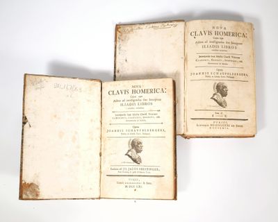SCHAUFELBERGER (Johann). Nova clavis homerica ; cujus ope ad…