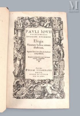 GIOVIO (Paolo) Elogia virorum bellica virtute illustrium [..…