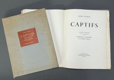 RAVEREAU (André). Captifs. A Paris, chez les éditions des ho…
