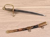 a knife and a knife holder on a wooden table