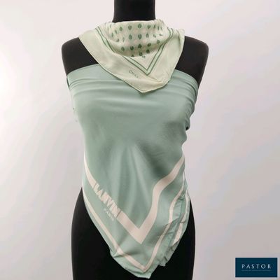 an image of a woman wearing a scarf on a mannequin