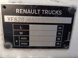 a sign on the side of a truck that says renault trucks