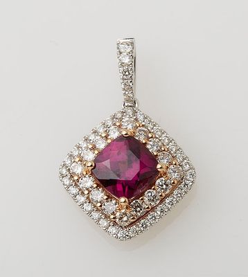 Très beau Pendentif en or blanc 750°/.