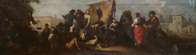 Attribué à Cornelis de WAEL (1592 - 1667)