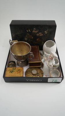 Un ensemble comprenant : trois boites dont une en laque de C… - Photo 1