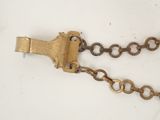 a chain that has a lock on it