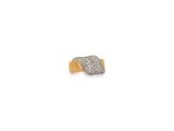 une image d'une bague en diamant et en or sur fond blanc