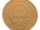l'image d'une pièce d'or sur laquelle figure le chiffre 40