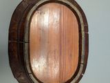 a picture of a wooden wall mounted on the wall