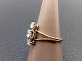 a close up of a ring on a person ' s finger