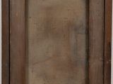 a painting of a wooden frame hanging on a wall