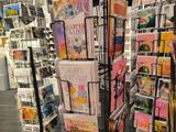 many cards on display in the store for sale