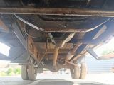 a close up view of the underside of a truck