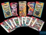 Le jeu de cartes à collectionner Pokémon est présenté sur un fond noir