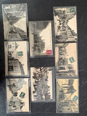 many cards that have been placed on a table