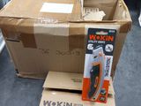 a box with a pair of scissors on top of it