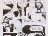 une image tirée d'une bande dessinée représentant un homme et une femme en train de s'embrasser