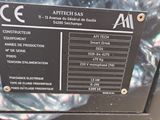 a sign on the side of a machine that says am