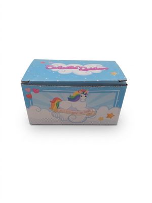 une image représentant une boîte sur laquelle est représentée une licorne