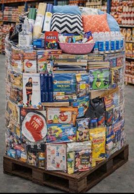 Palette de 600 à 800 bazard neuf tous types