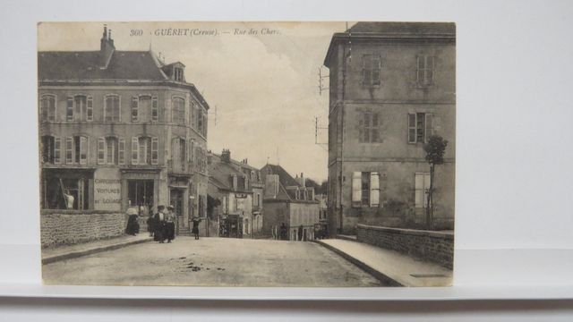 Guéret : Rue des Chers (HM 360). TBE. Carte très rare !!!