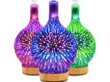 a group of three colorful lights sitting on top of each other