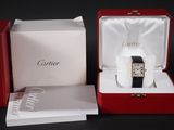 a red box with a watch inside of it