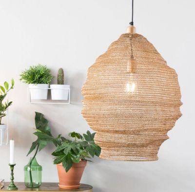 Suspension LEYNA, en métal finition laiton, dimensions: 48x1…