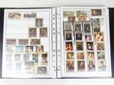 an open book with pictures of people on it