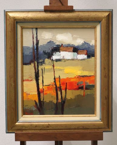 Alain FORJAN « Paysage ». Huile sur toile. Signée en bas à gauche...