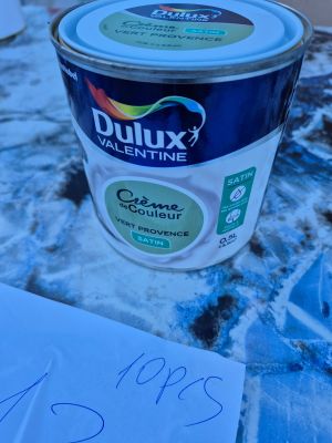 Lot de 10 pots de peinture Dulux Valentine Crème de Couleur …