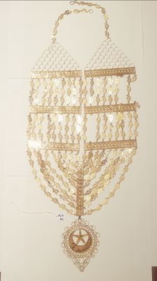 a drawing of a chandelier hanging on a wall