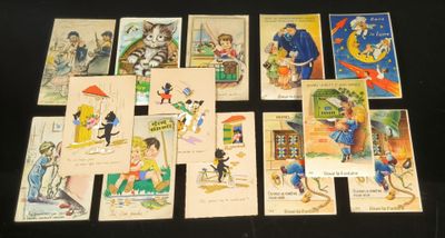 beaucoup de vieux livres pour enfants sur la table